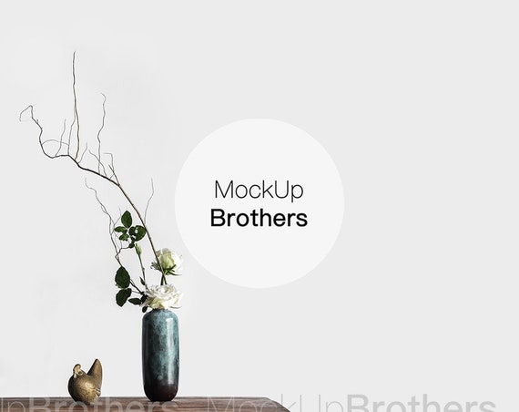 Nordic Wall Mockup Scandinavian Room Mockups Minimalist Mockup Style