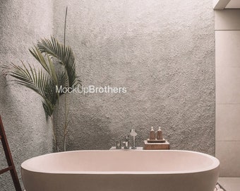 Download Free Bathroom Wall Mockup Bathroom Mock Up Spa Mock Up Modern Interior Mockup Shower Mockup Wall Art Mockups Tropical Bath Mockup Free Downloads 888 Logo Mockups PSD Mockup Template