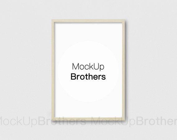 10x15 Wooden Frame Mockup 12x18 Brown Wood Frame Mock 10x15 Wooden Frame Mockup 12x18 Brown Wood Frame Mock