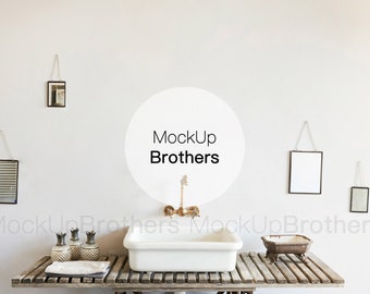 Interior Mockup Frame Mock Up Stationery Mock Up Par Mockupbrothers