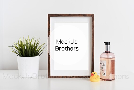 Digital Print Mockup Styled Frame Mockup Portrait Digital Print Mockup Styled Frame Mockup Portrait