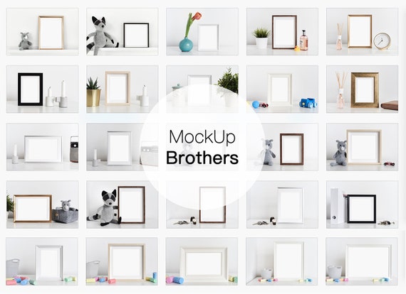 Mockup Frame Bundle Mock Up Bundle Pack Multiple Frame