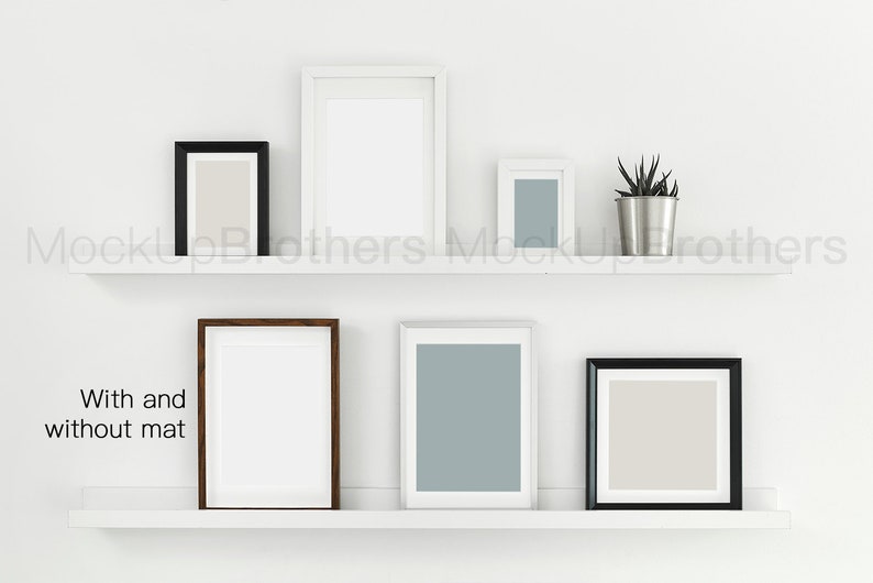 Multiple frame mockup frame set mockup Styled mock up Etsy