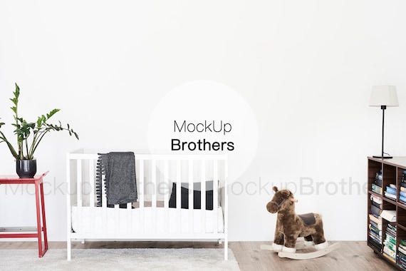 Download Nursery Room Mockup Baby Room Mock Up Without Frame Styled Etsy