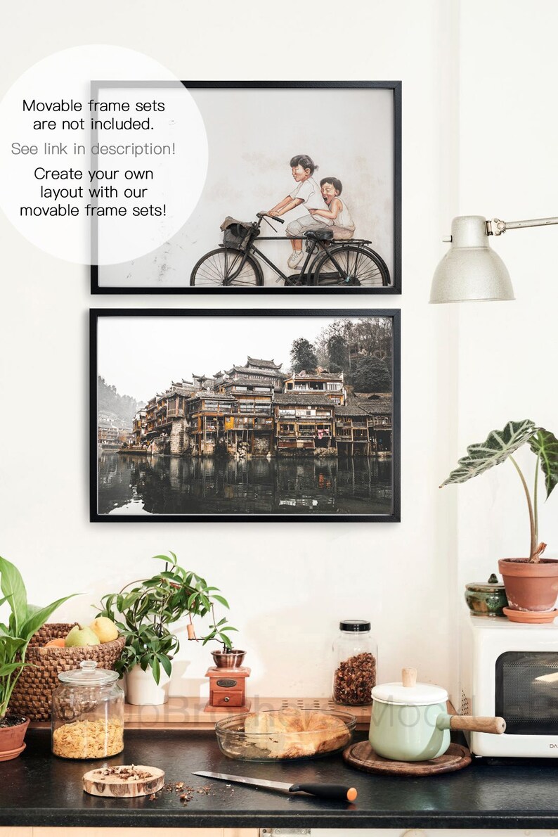 Kitchen MOCKUP styled stock photography 117 minimalist mock up Scandi interior mock up blank wall mock-up for painting room mockup