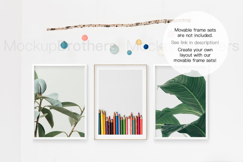 Download Nursery mockup baby room mock-up wall art mockups kid room | Etsy