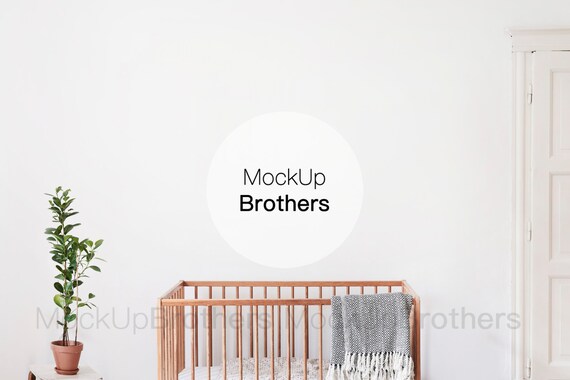 Download Nursery Room Mock Up Farmhouse Nursery Mockup Crib Mockup Etsy
