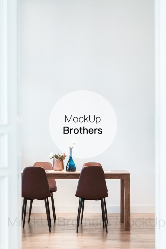 Download Blank Wall Mockup Living Room Mockups Interior Mock Up Etsy PSD Mockup Templates