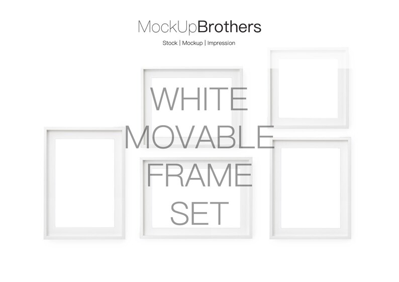 White Ikea Frame Mockups Photo Frame Mock up Poster Frame Etsy