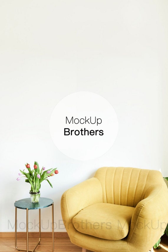 Download Mid Century Mockup Luxury Interior Mock Up Wall Art Mockup Etsy PSD Mockup Templates