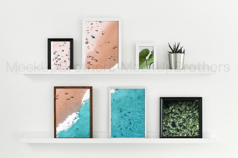 Multiple frame mockup frame set mockup Styled mock up Etsy