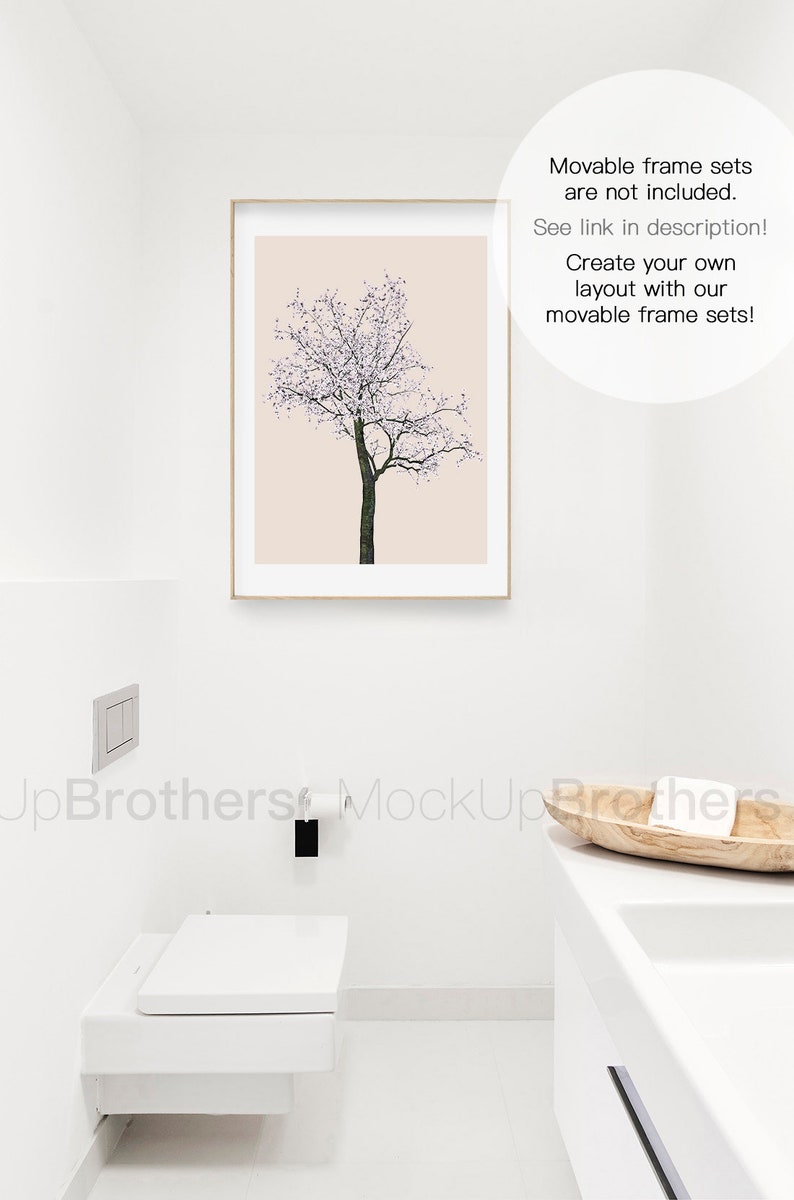 Download Nordic bathroom MOCKUP bath room mock up styled ...
