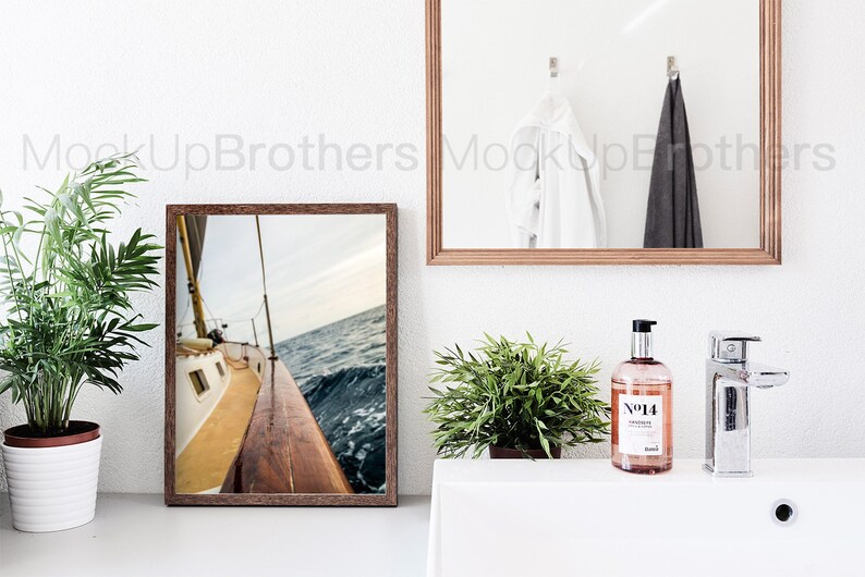 Download Bathroom mockup frame mockup mockup frame 5x7 spa mockup ...