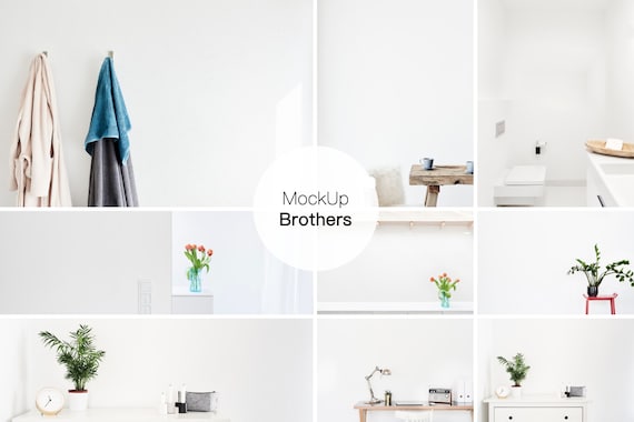 Download Mockup Bundle Interior Mockup Bundle Mock Up Pack Room Etsy PSD Mockup Templates