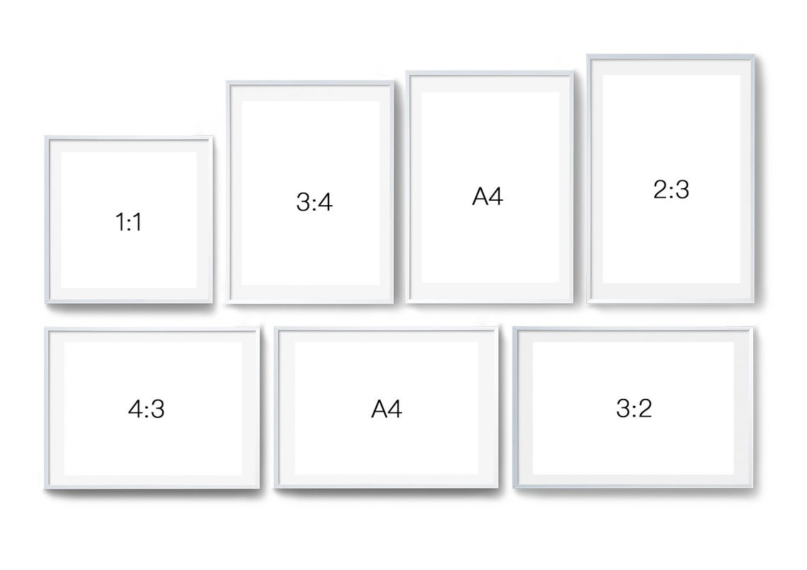 Metal Frame Mockup Set Variable Ikea Frame Mock up Poster Etsy