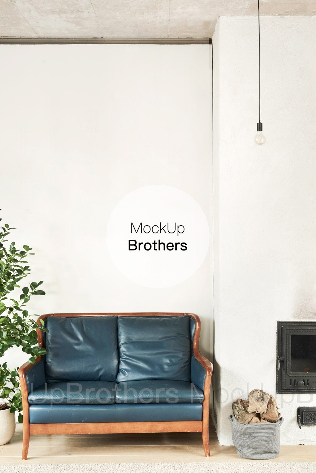 Download Frame Mockup Interior Mock Up Wall Art Stock Photo Living Etsy