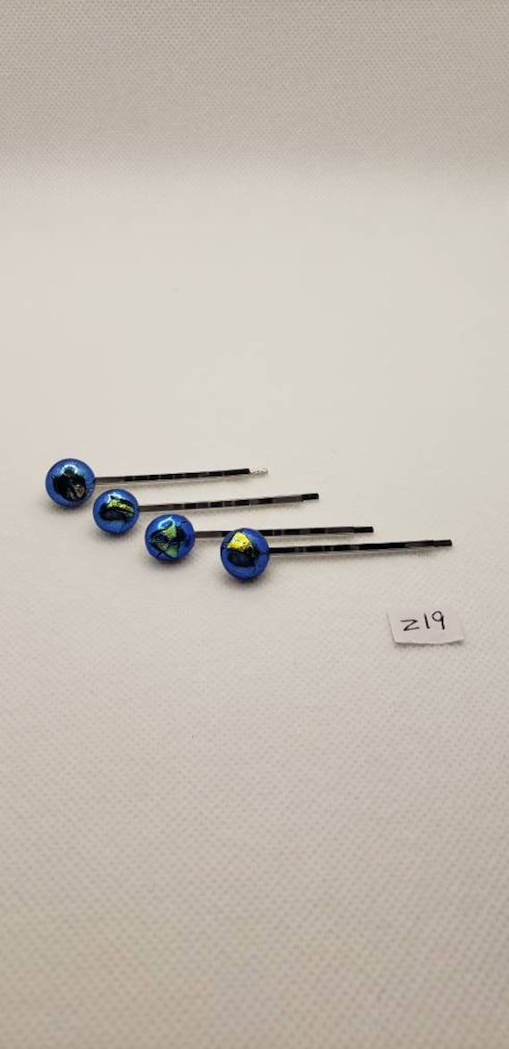 Fused Glass Bobby Pins, Hair Jewelry, Hair Accessories, Prom Hair