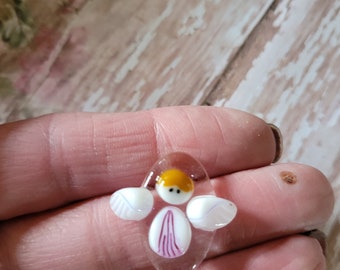 Good luck charm, pocket angel, fused glass keepsake, gift for her, pocket hug gift, isolation gift, love you gift, social distance hug