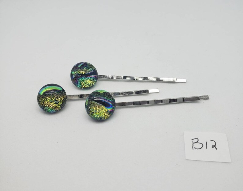 hair barrettes,unique hair accessories prom hair accessories hair jewelry 3 piece set Glass Bobby pins hair accessories Fused glass