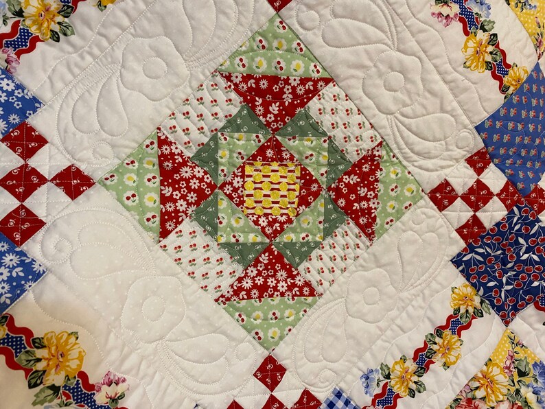 Cherry Lemonade Quilt Etsy