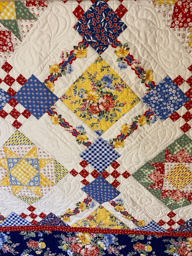 Cherry Lemonade Quilt Etsy