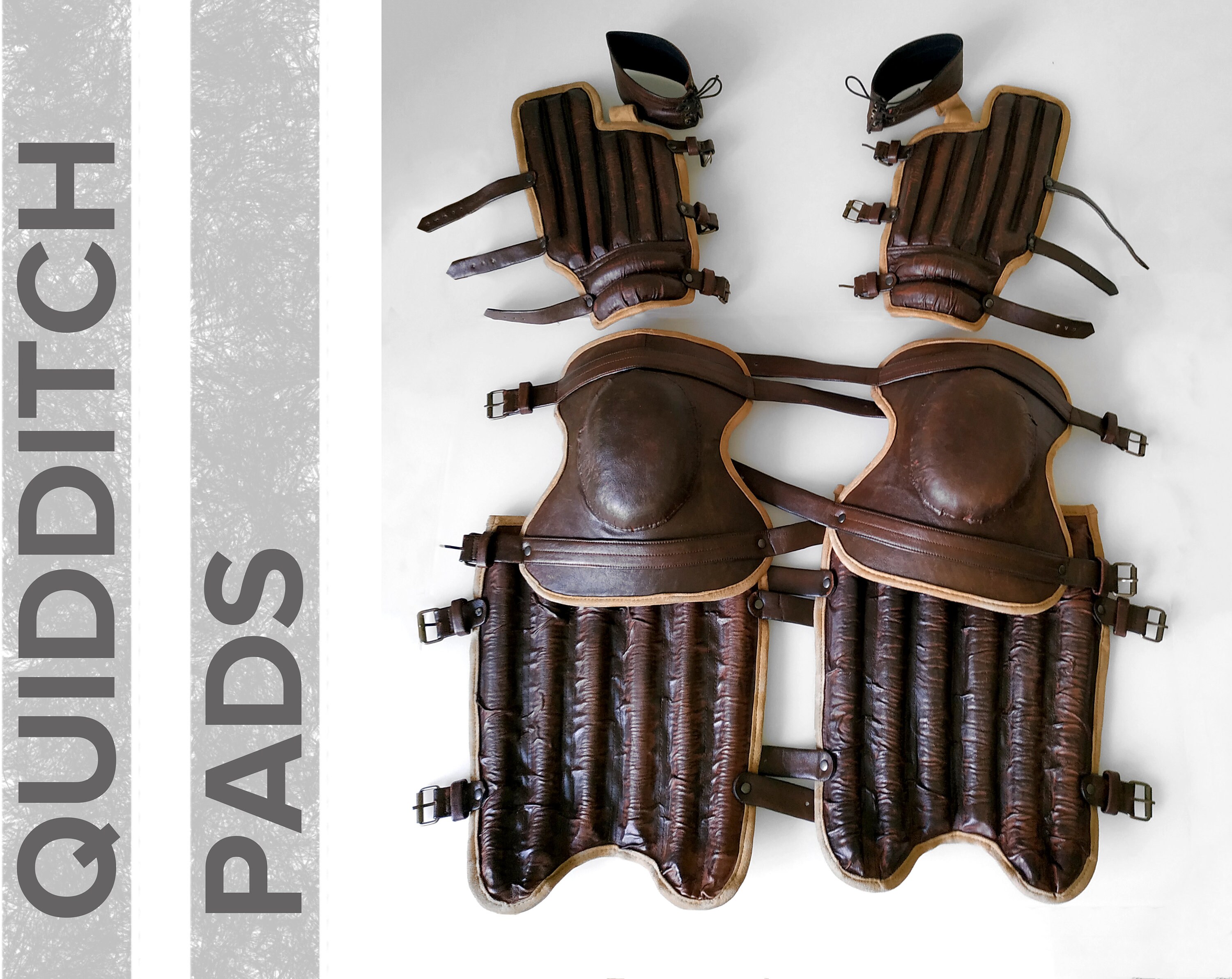 Harry Potter cosplay Gryffindor Quidditch pads armour Etsy