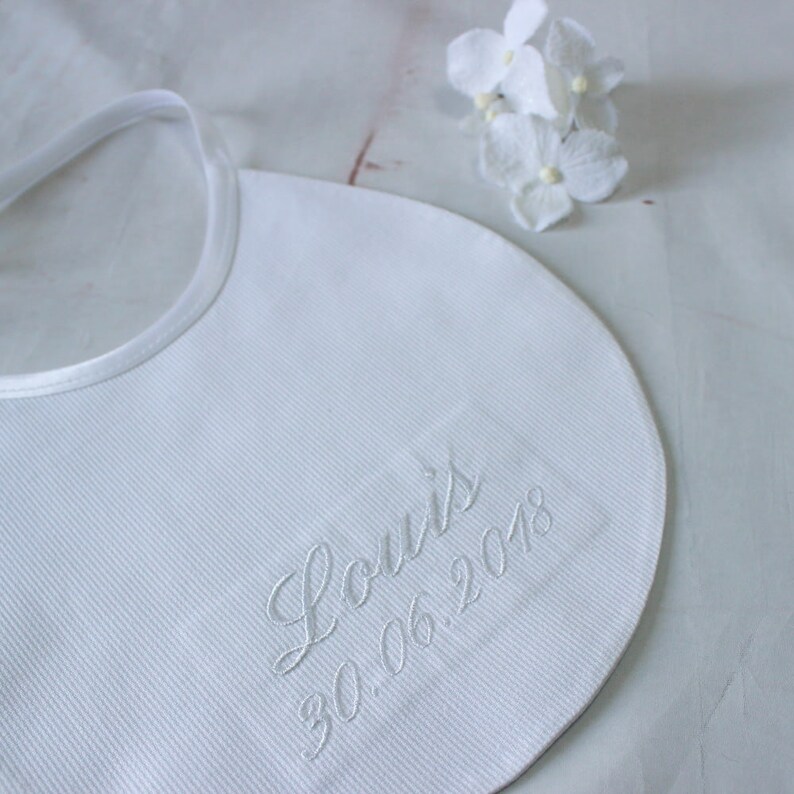 Alimentation Pour Bebe Personnalise Bapteme Bavoir Bebe Choix De Couleurs Bavoirs Bavettes