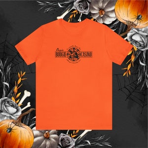 Oogie Boogies Casino Nightmare Before Christmas Unisex T-Shirt Orange