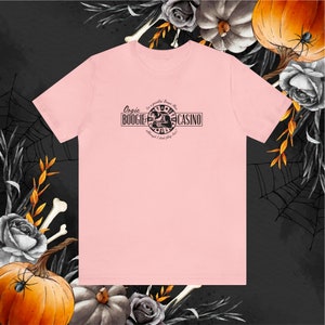Oogie Boogies Casino Nightmare Before Christmas Unisex T-Shirt Pink