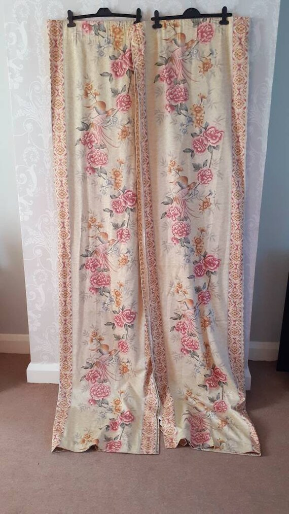 Vintage French Style Curtains Etsy