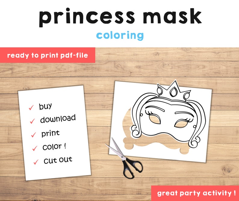 buy-princess-mask-printable-coloring-princess-party-favor-princess