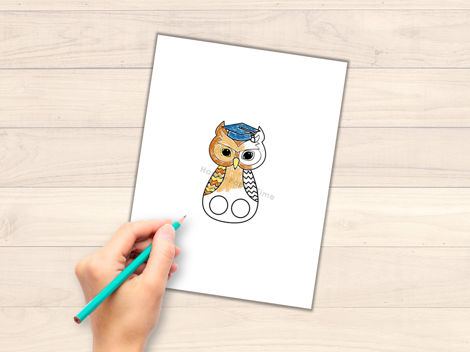 Owl Paper Craft Printable Woodland Animal Finger Puppet Kids Craft Owl ...