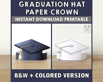 Laurea Cappello Diploma Cartoncino Cartoncino Cappello Diploma Di Carta  Cappello Di Laurea, Corona Di