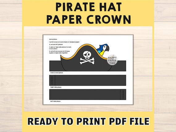 Pirate Hat How To Make A Paper Sailor Hat Sailor Hat How To Make A