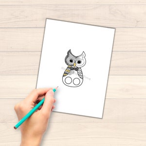 Owl Paper Craft Printable Woodland Animal Finger Puppet Kids Craft Owl ...