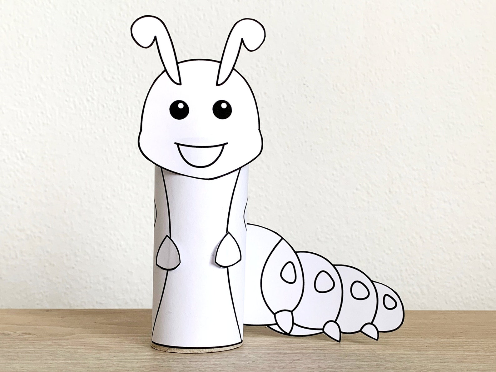 Caterpillar Toilet Paper Roll Craft Bugs Insects Party Etsy