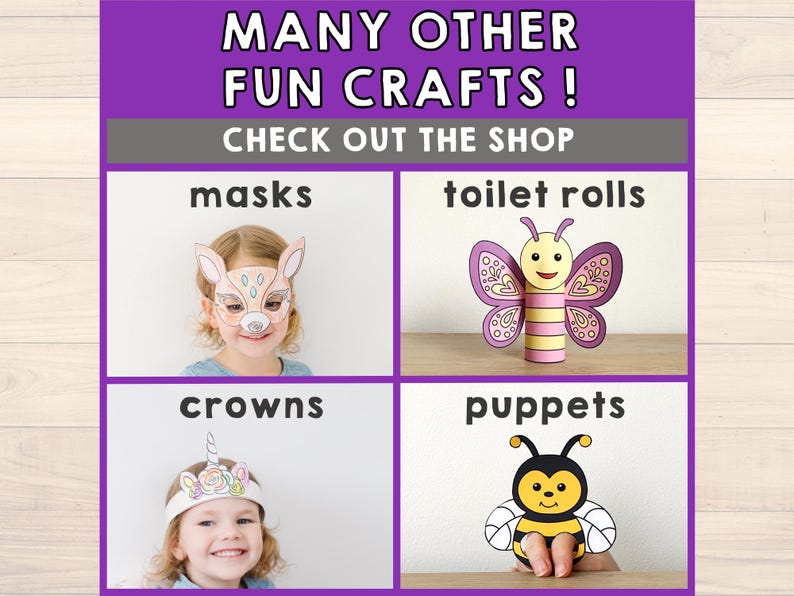 Jester Toilet Paper Roll Craft Medieval Fantasy Party Coloring Printable Decoration Kids Play Cut out Glue DIY - Instant Download image 7