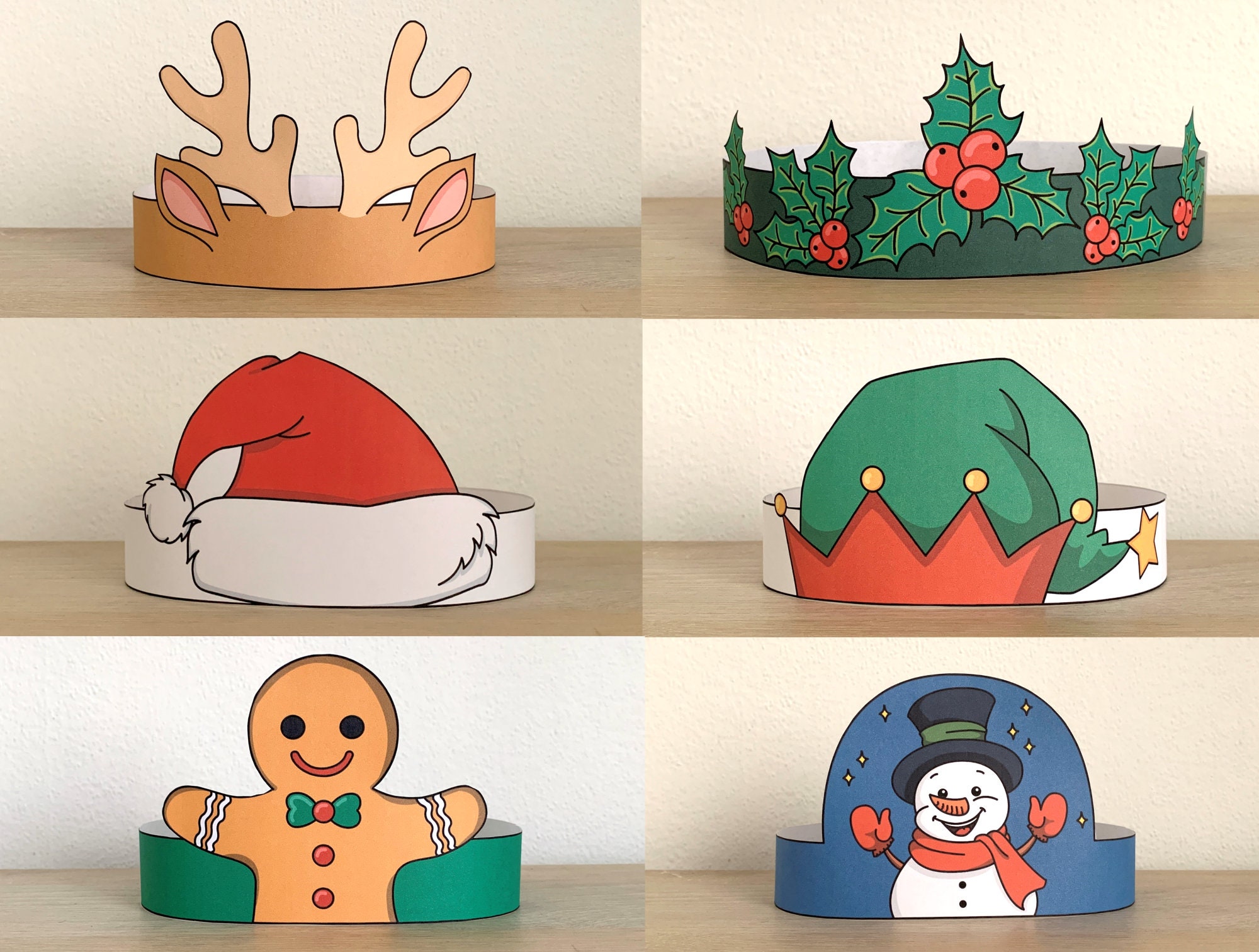 christmas-paper-crowns-activity-printable-kids-craft-hats-winter-holiday-party-favor-costume-diy-printable-template-instant-download-etsy