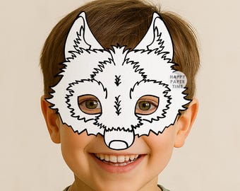 Masques Loup Pour Enfants - Lot De 10 En Feutre - Idéal Pour Fêtes, Anniversaires, Déguisements