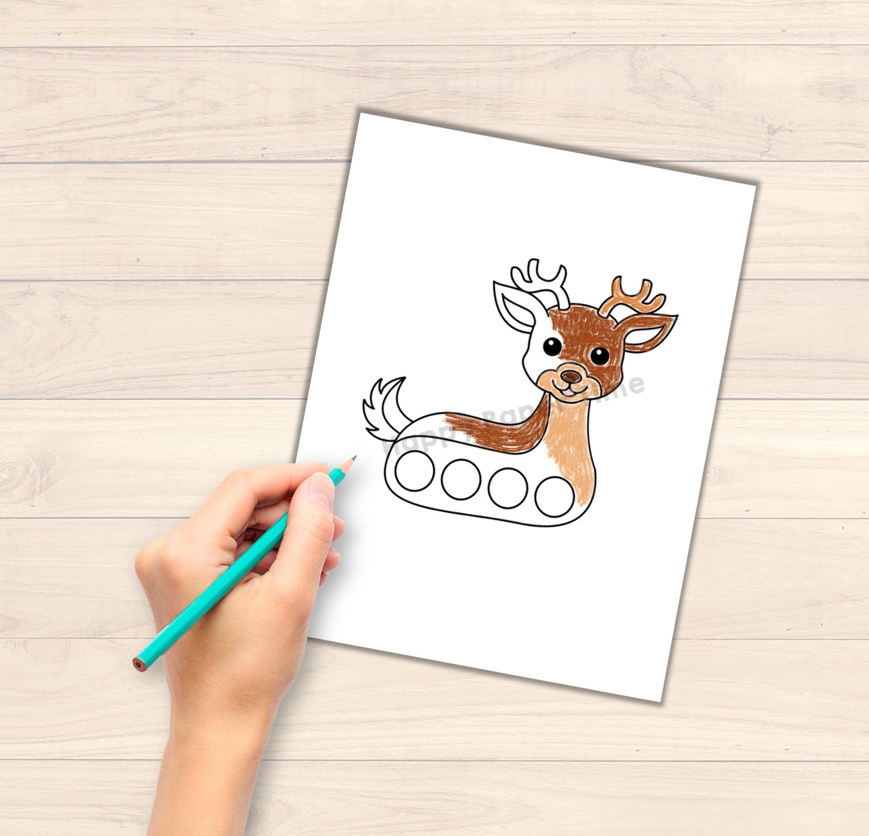 Woodland Animal Paper Craft Printable Finger Puppet Template Kids Craft ...