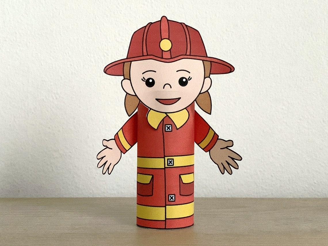 Community Helpers Toilet Paper Roll Craft Activity Career Day - Etsy