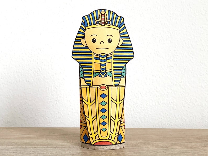 Sarcophagus Toilet Paper Roll Craft Ancient Egypt Party Etsy