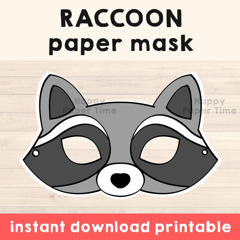 Therian Raccoon Mask - Etsy