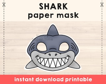 Maschera da squalo Costume da squalo Maschera di animali marini