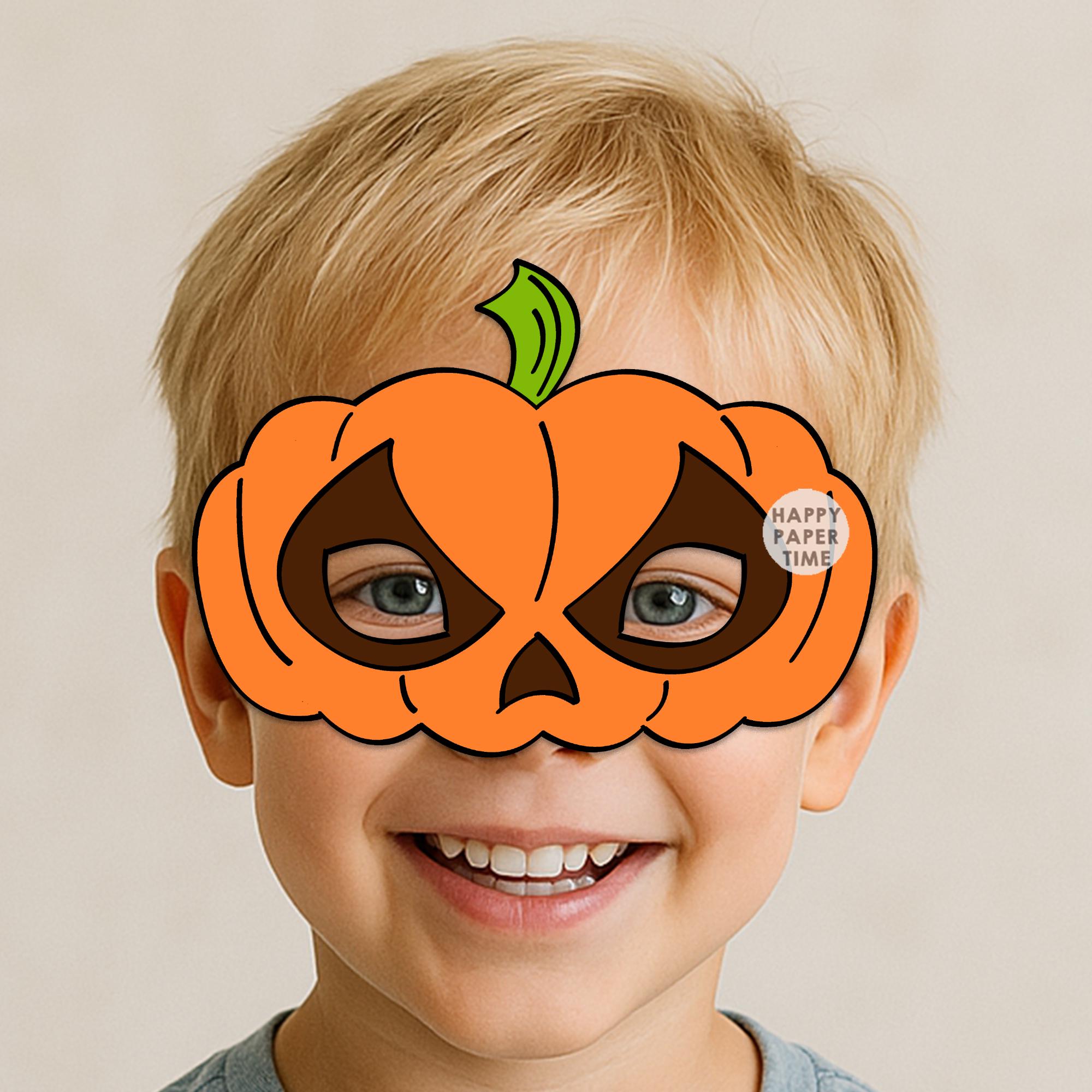 Amscan Sensenmann-Kinderkostüm – Inkl. Robe, Kapuze & Kürbis-Maske, Für Halloween & Mottoparty
