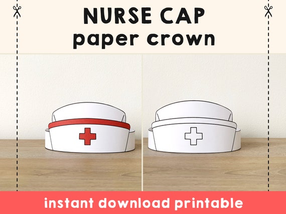 HOW TO MAKE A NURSE'S CAP IN 3 MINUTES