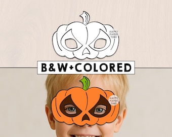 Masque En Forme De Citrouille Pour Halloween, Masque Effrayant Pour Bal Masqué, Accessoires De Fête D'Halloween