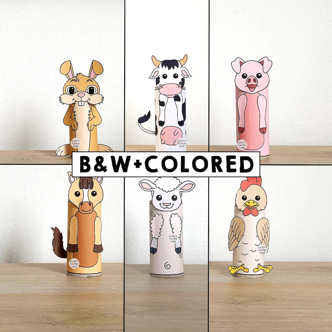 Kit Bricolage Animaux De La Ferme Shinybox - 66 Pièces Pour Activités Créatives Enfants Ensemble DIY 66 Pièces