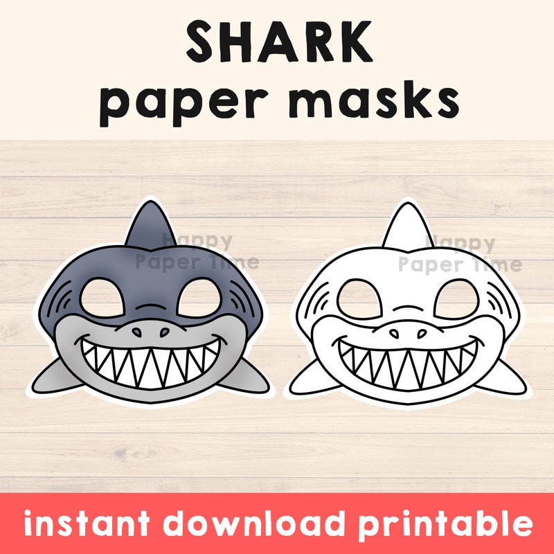 Shark Mask - Etsy
