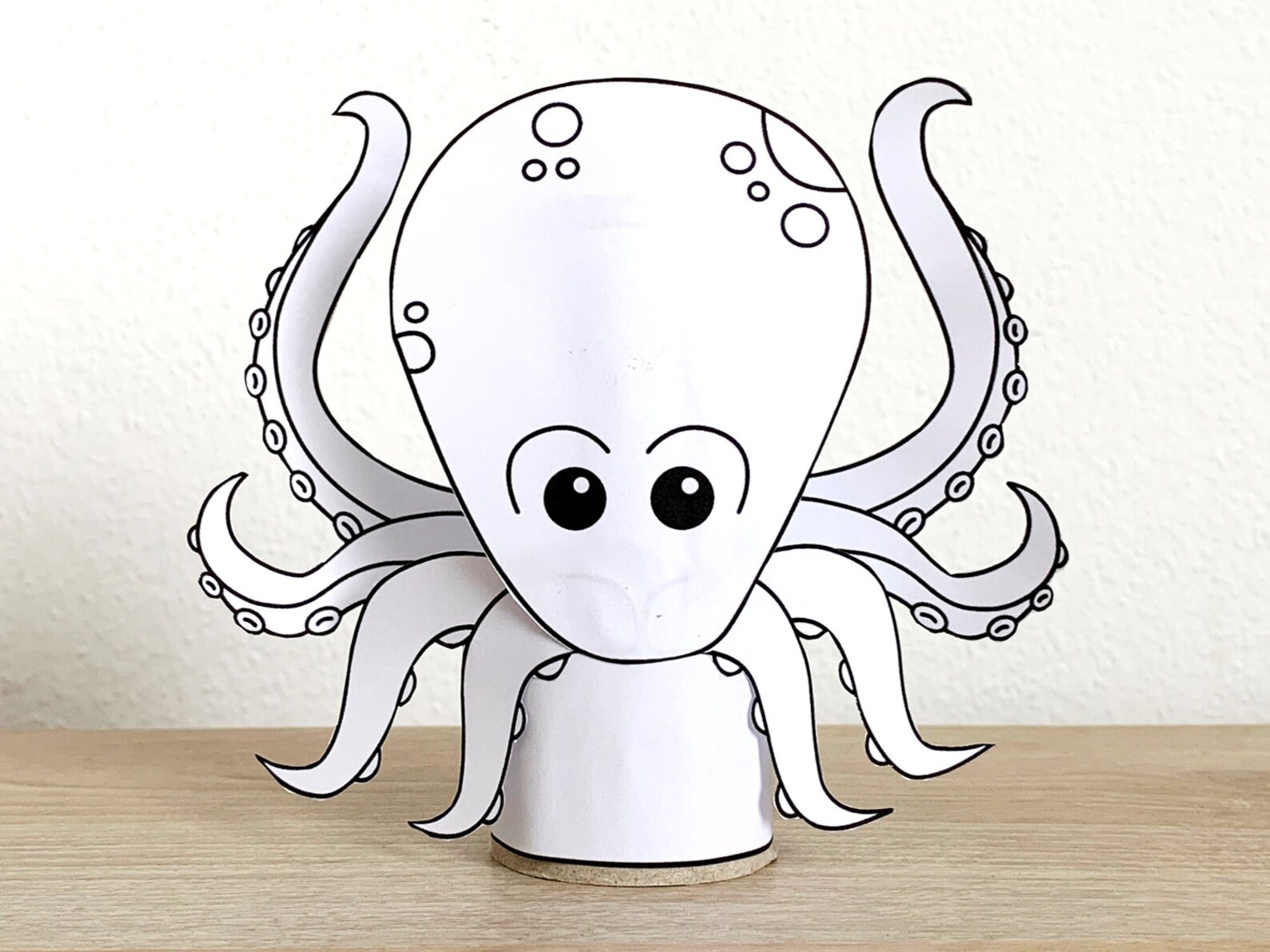 Octopus Toilet Paper Roll Craft Ocean Animal Beach Sea Party Etsy